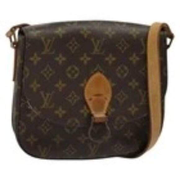 LOUIS VUITTON Monogram Saint Cloud GM Shoulder Bag M51242 LV Auth BA4995 - Picture 1 of 16